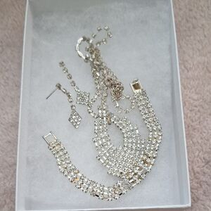 Unk Silver and Gold Bracelet Set